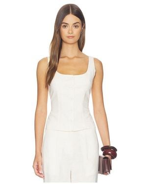 4th & Reckless Miriam Waistcoat - White