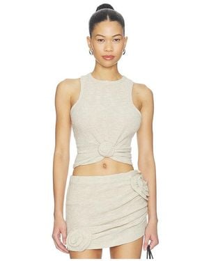 Magda Butrym Sleeveless Tank Top - Natural