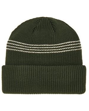 Autumn Headwear Mini Stripe Beanie - Green
