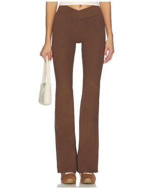 437 The V Flare Pants - Brown