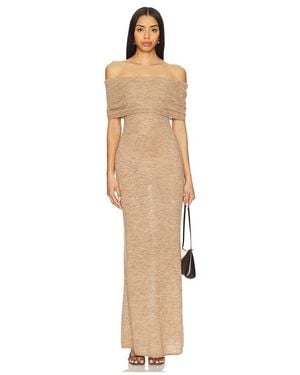 MAJORELLE Avalee Maxi Dress - Natural
