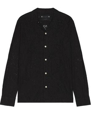 AllSaints Okesa Long Sleeve Shirt - Black