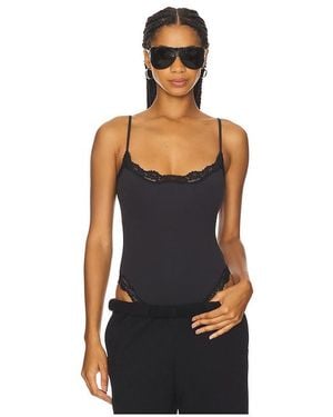 Skims Fits Everybody Lace Cami Bodysuit - Black