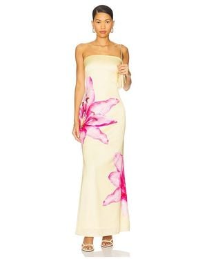 MORE TO COME Lyza Strapless Maxi Dress - White