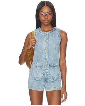 Show Me Your Mumu Pacifica Top - Blue