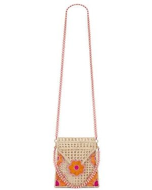 Mercedes Salazar Bolso Leafy En Talla En - Blanco