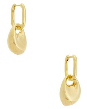 Galley Los Angeles Abstract Stud Earrings - Metallic