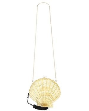 Emm Kuo Le Sirenuse Scallop Seashell Evening Clutch - White