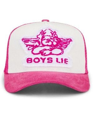 Boys Lie Aura トラッカーハット - ピンク