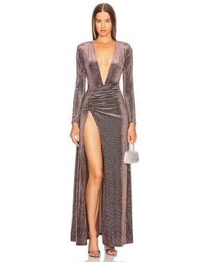 Michael Costello X Revolve Sheana Gown - Gray