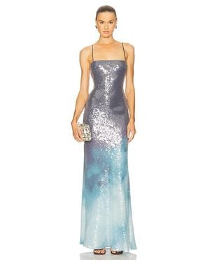 SAU LEE Melrose Dress - Blue