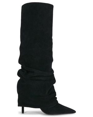 SCHUTZ SHOES Mikki Up Cloak Boot - Black