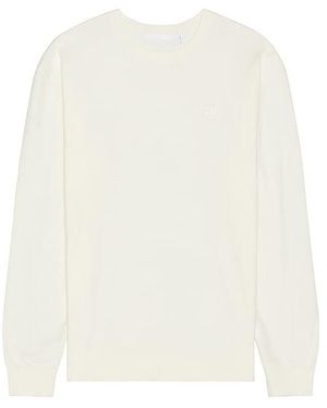 Helmut Lang Fine Gauge Crewneck Jumper - White