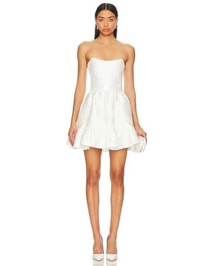 V. Chapman Ginny Corset Mini Dress - White