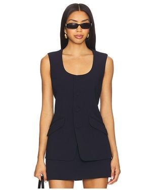 FAVORITE DAUGHTER The Diana Vest - Blue