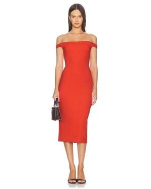 Amanda Uprichard Midi-Kleid Nico - Rot