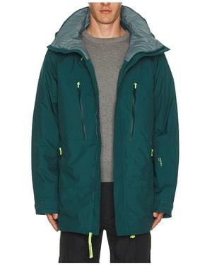 White/space Parka Jacket - Green
