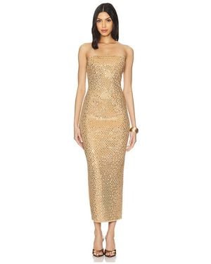 retroféte Boa Dress - Natural