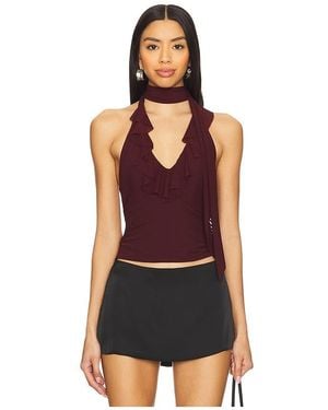 MAJORELLE Clara Top - Black