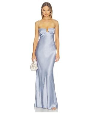 Anna October Tulip Maxi Dress - Blue