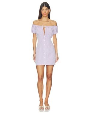 Matthew Bruch Bubble Tie Mini Dress - Red