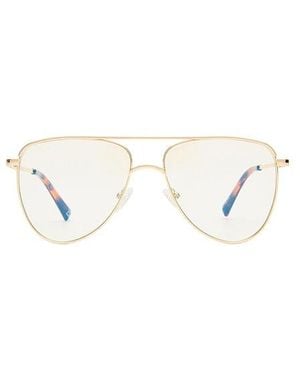 Le Specs The Duke Light Glasses - Metallic