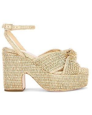 Loeffler Randall Chunky Platform Sandal - Natural