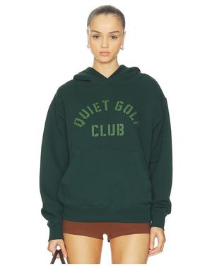Quiet Golf Hoodie Stencil - Grün