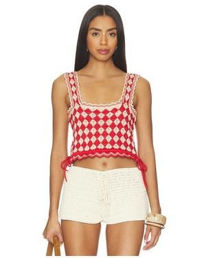Mother The Square Top - Red