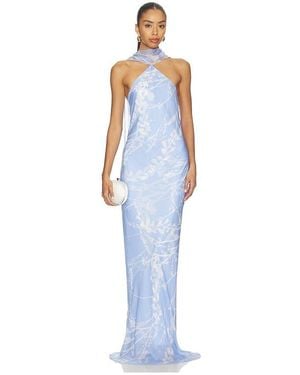 Amanda Uprichard Ashton Maxi Dress - Blue