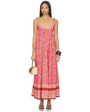 Free People Sorrento Stroll Printed Dress - Red