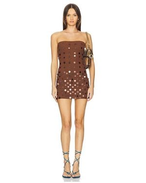 MORE TO COME Aliso Mini Dress - Brown