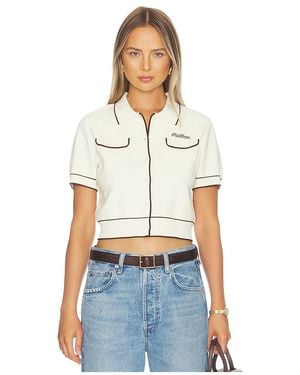 Malbon Polo Jacqueline En Talla (También En Xs, S) - Blanco