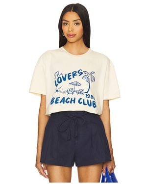 Lovers + Friends Shirt Cover Up - Blau