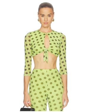 AFRM Nisha Top en Green - Vert