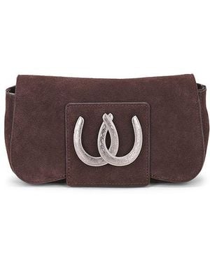 Urban Outfitters Lucky Icon Clutch - Brown
