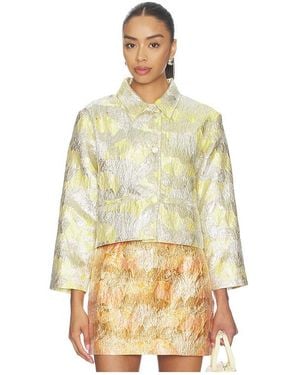RENGGLI Brocade Jacket - Natural