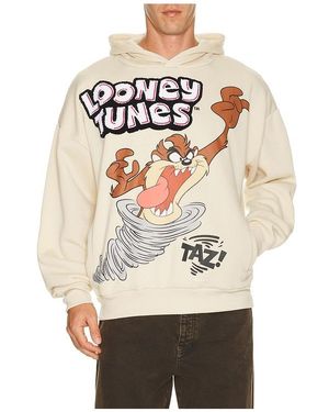 Reason Taz Chenile Patch Po Hoodie - Natural