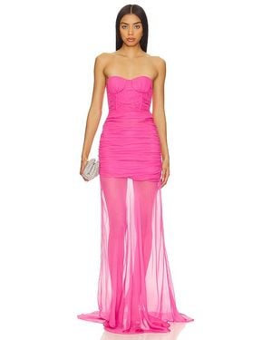 Camila Coelho Abendkleid Loire - Pink