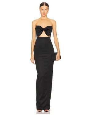 SAU LEE Esther Gown - Black