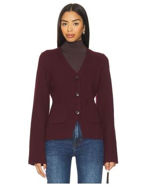 Pistola Aeron V-Neck Cardigan - Purple