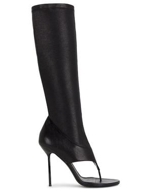 Paris Texas Lidia Thong Boot - Black
