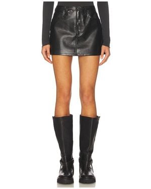 Agolde Keira Mini Skirt - Black