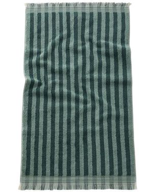 Piglet In Bed Piglet En Bed Toalla Pembroke Stripe Bath Towel En Color Verde Oscuro Talla