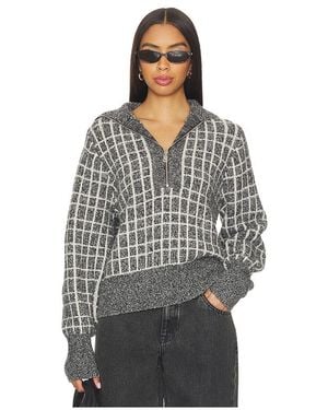 Varley Furley Half Zip Knit - Black