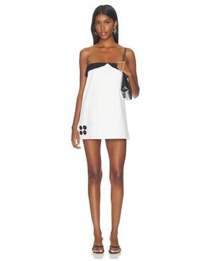 Nii HAI Vestido Collar Bandeau En Color Blanco Talla (También En M, S)