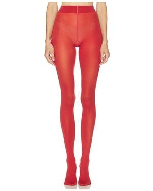 FALKE Pure Matt 50 タイツ - レッド