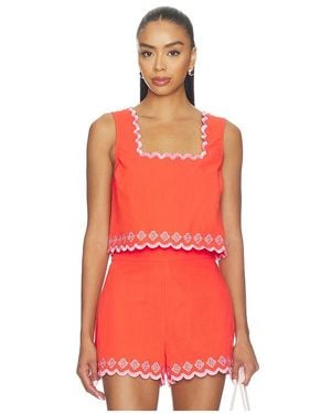 MINKPINK Amaya Embroidered Top