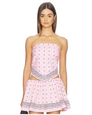Lovers + Friends Amelia Top - Pink