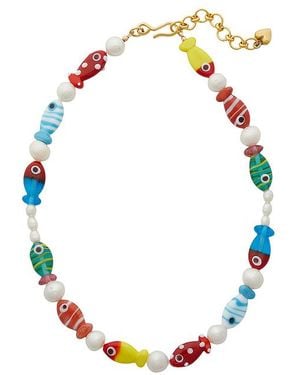Brinker & Eliza Collar Mallorca En Color Ivory Talla - Multicolor